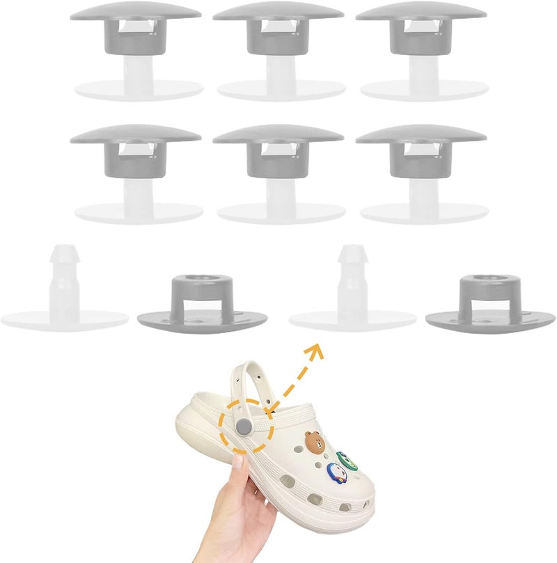 KOTESLLOE 8 Sets Replacement Rivets for Crocs, Replacement Parts for Crocs - Image 1